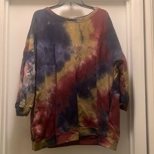 Grungy Tie-Dye Sweatshirt